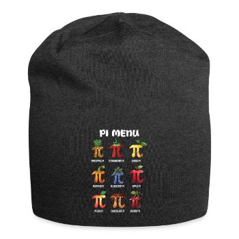 Pi Menü Fruchtige Pi Day Vielfalt - Jersey-Beanie - Anthrazit - Vorne