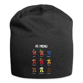 Pi Menu Fruits et Gâteaux Pi Day Fun - Bonnet en jersey - noir - Devant