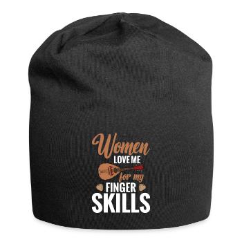 Mandolin Women Love Me For My - Jersey Beanie - black - Front