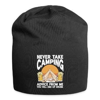 Camping Feu de camp Camper - Bonnet en jersey - noir - Devant