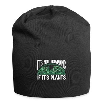 Jardinage Horticulture Jardinier - Bonnet en jersey - noir - Devant