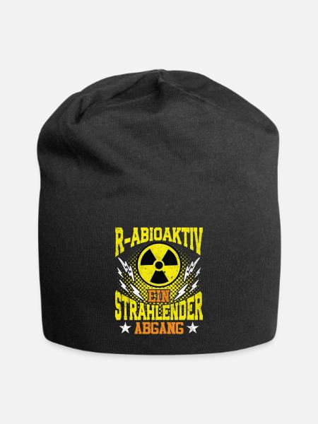 Abiturabschluss R-ABIOAKTIV EIN STRAHLENDER ABGANG - Jersey-Beanie - Schwarz