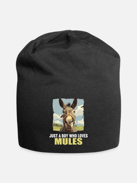 Mules Mule - Bonnet en jersey - noir