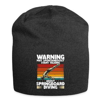 Springboard Diving Diving Diving Divers - Jersey Beanie - charcoal grey - Front