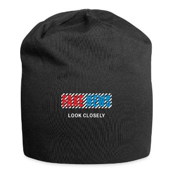 FAKE NEWS - Jersey Beanie - black - Front