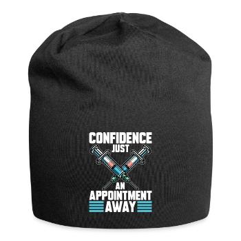 Plastic Surgery Confidence Just Cosmetic Surgeon - Jersey-Beanie - Schwarz - Vorne