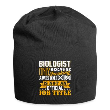 Biologist Biologist Job Title - Jersey Beanie - black - Front