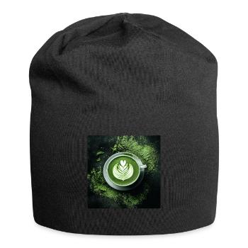 Matcha - Jersey-Beanie - Schwarz - Vorne
