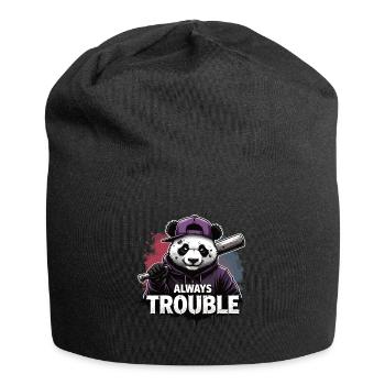 Gangster Panda Panda Panda Ours Pandas - Bonnet en jersey - noir - Devant