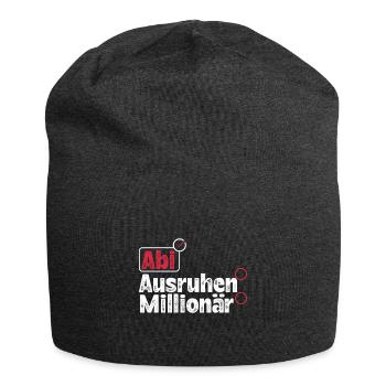 Abitur ABI AUSRUHEN MILLIONÄR Abi Lustiges - Jersey-Beanie - Anthrazit - Vorne