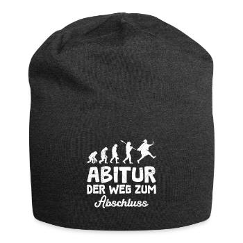 ABITUR DER WEG ZUM ABSCHLUSS Lustiges Abi - Jersey-Beanie - Anthrazit - Vorne