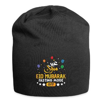 Eid Mubarak Fasting Mode Aus Luftballons - Jersey-Beanie - Schwarz - Vorne
