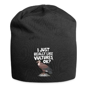 Geier - Jersey-Beanie - Schwarz - Vorne
