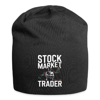 Stock Market Trader Stock Market Trader Chart - Jersey Beanie - black - Front