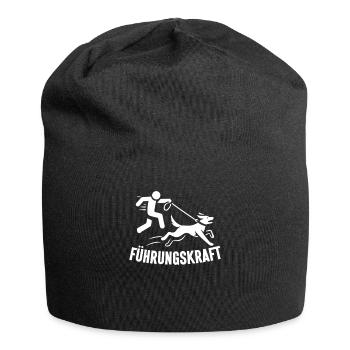 Chien-guide Propriétaire de chien Amoureux des chiens Animal - Bonnet en jersey - noir - Devant