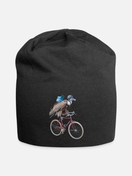Geier - Jersey-Beanie - Schwarz