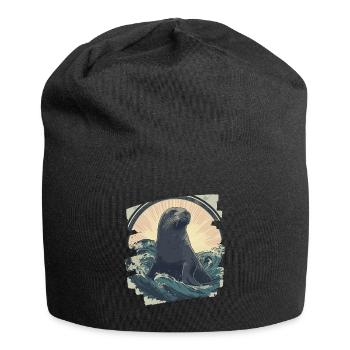 Phoque - Bonnet en jersey - noir - Devant