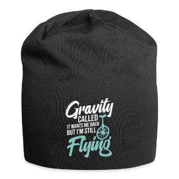 La Gravity l’a rappelé, mais je suis toujours - Bonnet en jersey - noir - Devant
