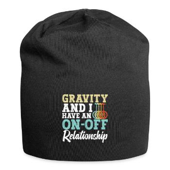 La Gravity l’a rappelé, mais je suis toujours - Bonnet en jersey - noir - Devant