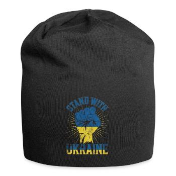 Support for Ukraine - Jersey Beanie - black - Front