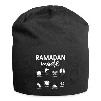 Ramadan Modus Eid Mubarak Suhoor Pray Do’a - Bonnet en jersey - noir - Devant