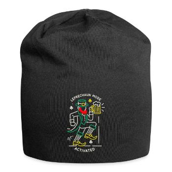 Leprechaun Mode Activates St. Patrick's Day Celebration - Jersey Beanie - black - Front