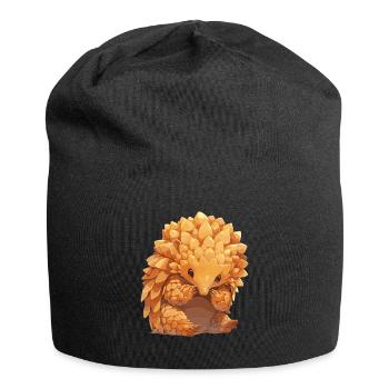 Schuppentiere Pangolin Schuppentier - Jersey-Beanie - Schwarz - Vorne