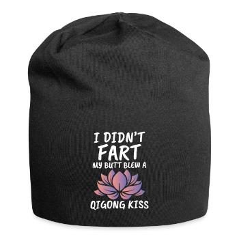 I Didn't Kiss My Butt - Jersey Beanie - black - Front