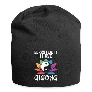 Sorry, I can't do that qigong - Jersey Beanie - black - Front