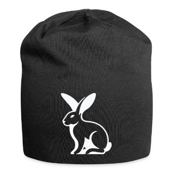 Rabbit Rabbit - Jersey Beanie - black - Front