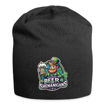 Bière et manigances de la Saint-Patrick - Bonnet en jersey - noir - Devant