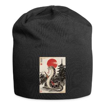 Samurai - Jersey-Beanie - Schwarz - Vorne