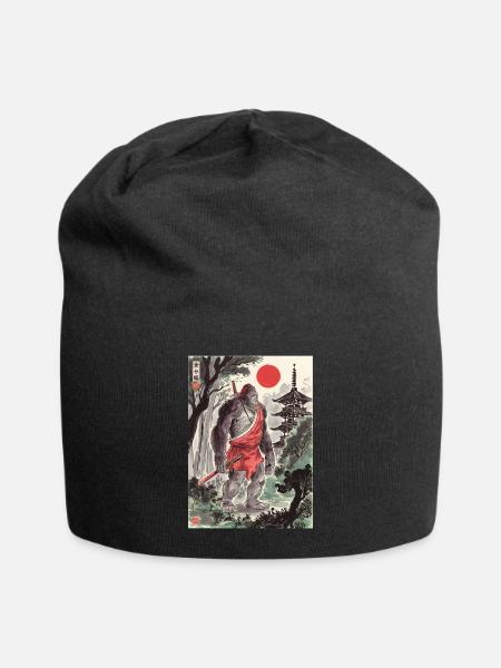 Samurai - Jersey-Beanie - Schwarz