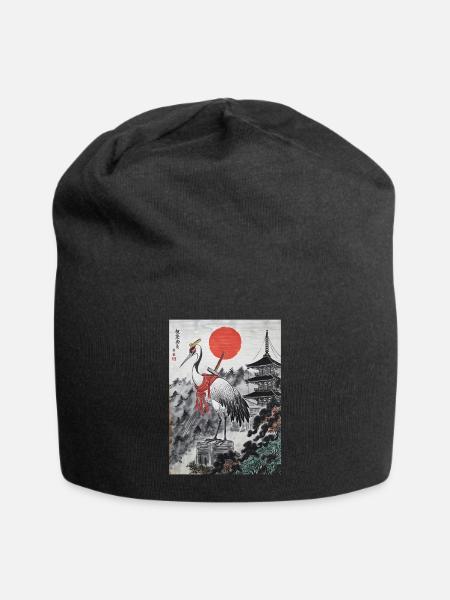 Samurai - Jersey-Beanie - Schwarz