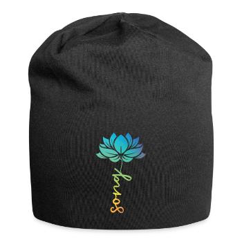 Catch Song Flower Losing Go And Deep - Jersey Beanie - black - Front