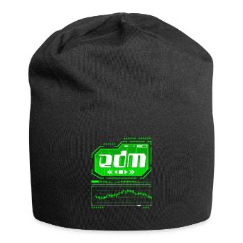 EDM Trance Électronique Dance Music Rave - Bonnet en jersey - noir - Devant
