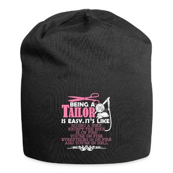 Tailor Being A Tailor Is Easy - Jersey Beanie - black - Front