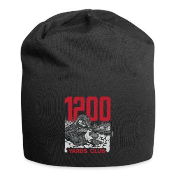 Cat Fat Fat Cat Humor Meme - Jersey Beanie - black - Front
