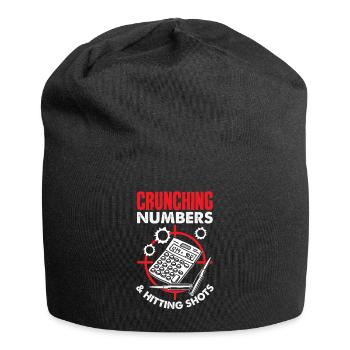 Chat Gras Gros Chat Humour Mème - Bonnet en jersey - noir - Devant