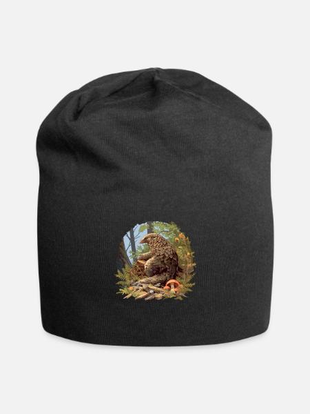 Schuppentiere Pangolin Schuppentier - Jersey-Beanie - Schwarz