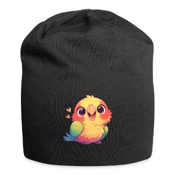 Perroquet Perroquet Perroquet - Bonnet en jersey - noir - Devant