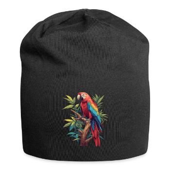Perroquet Perroquet Perroquet - Bonnet en jersey - noir - Devant