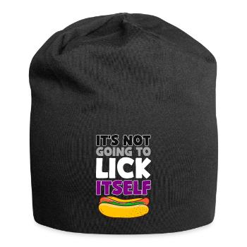 Ist not going to lick itself Design for a - Jersey Beanie - black - Front