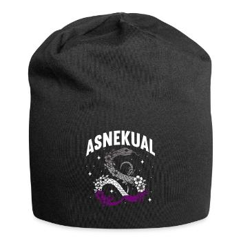 askekual snake Design for a asexual person - Jersey-Beanie - Schwarz - Vorne