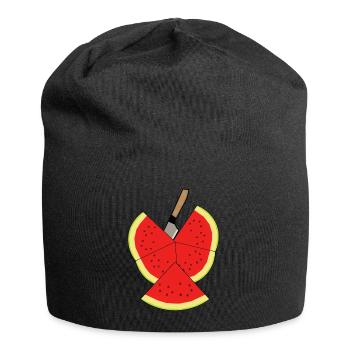 Melon Fruit Summertime Fruit - Jersey Beanie - black - Front