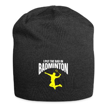Badminton Player - Jersey-Beanie - Anthrazit - Vorne