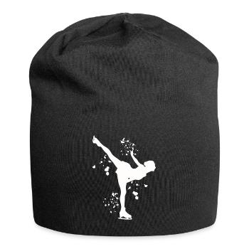 Figure Skating Skating Figure Skating - Jersey Beanie - black - Front
