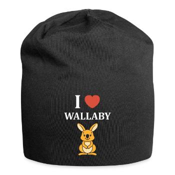 Wallaby - Jersey-Beanie - Schwarz - Vorne