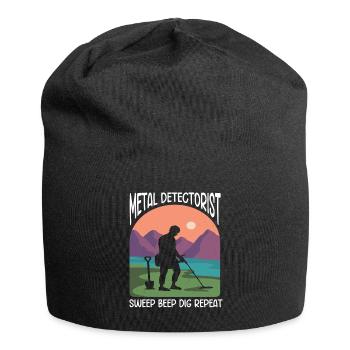 Metal Detectorist Metal Detecting - Jersey Beanie - black - Front