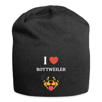 rottweiler - Bonnet en jersey - noir - Devant